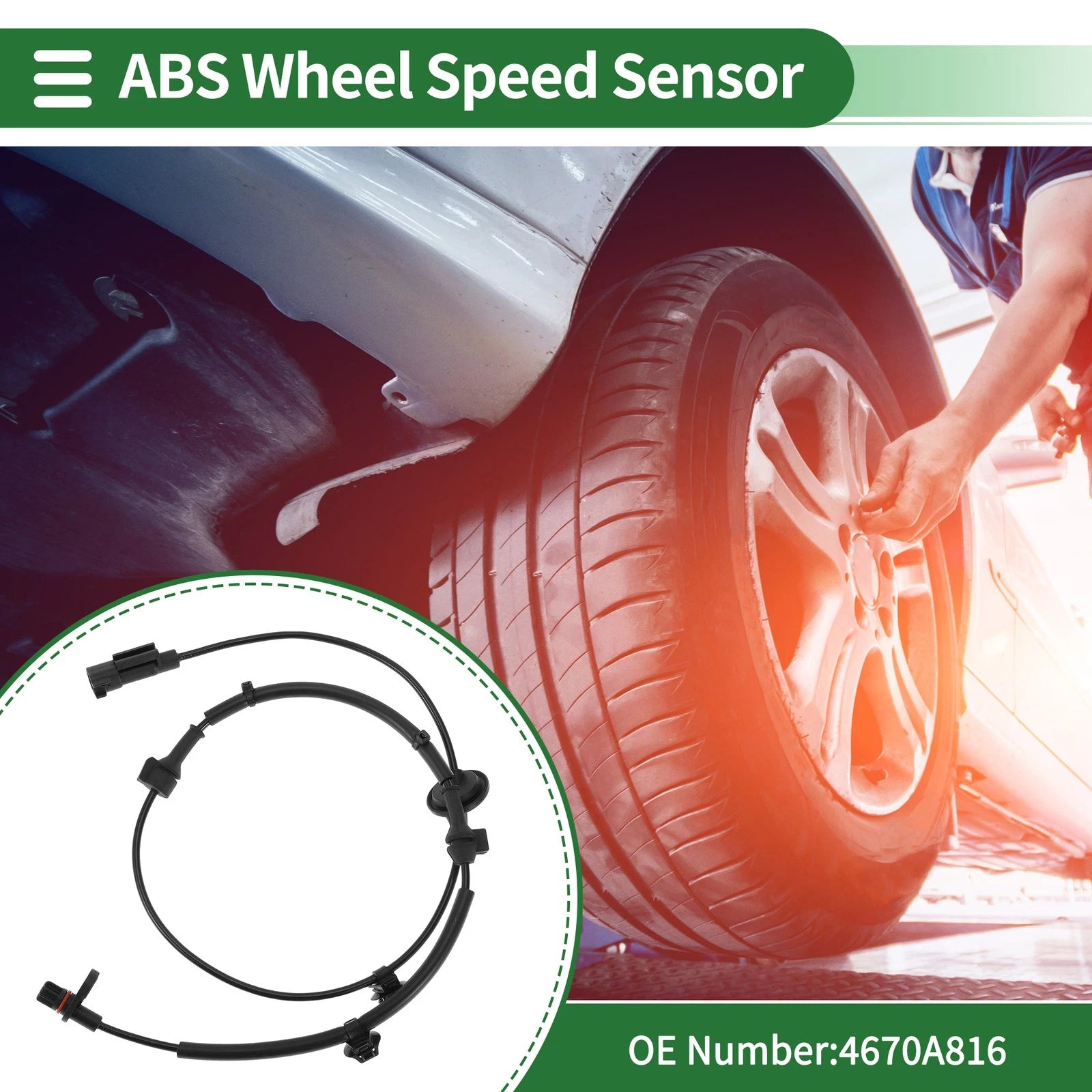 ABS Wheel Speed Sensor No. 4670A816 for Mitsubishi Outlander Sport (2011–2021)