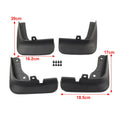4pcs Mud Flaps Splash Guards for Mazda 3 Axela Hatchback (2014-2018)