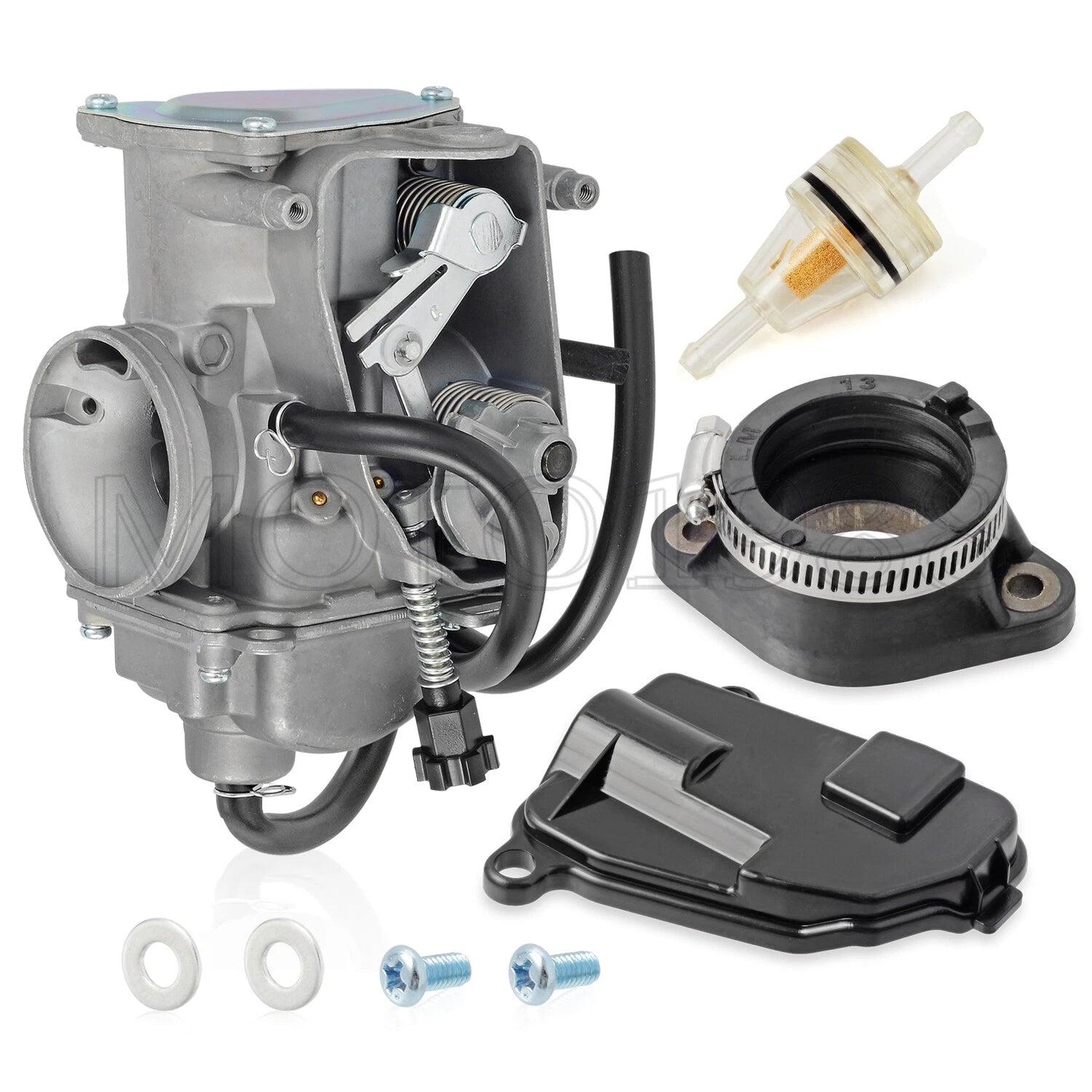 Carburetor & Intake Manifold Boot for Honda TRX350 FourTrax 350 (1986–1987)