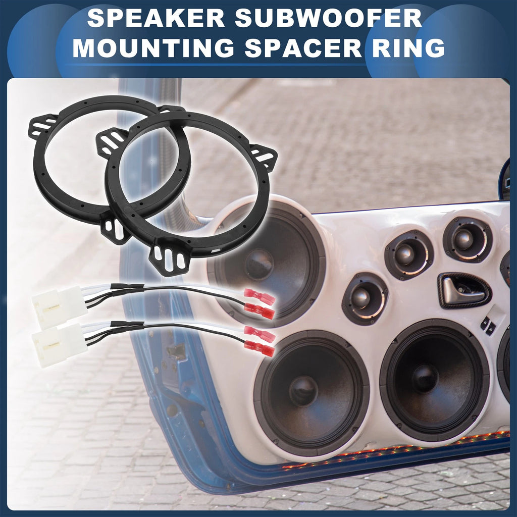 Set of 2 Speaker Spacer Rings for Ford Fiesta (2011–2019)