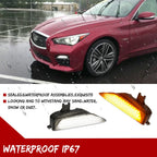 Swithback LED Sequential Signal Fog Lights for Infiniti Q50 (2014–2020)
