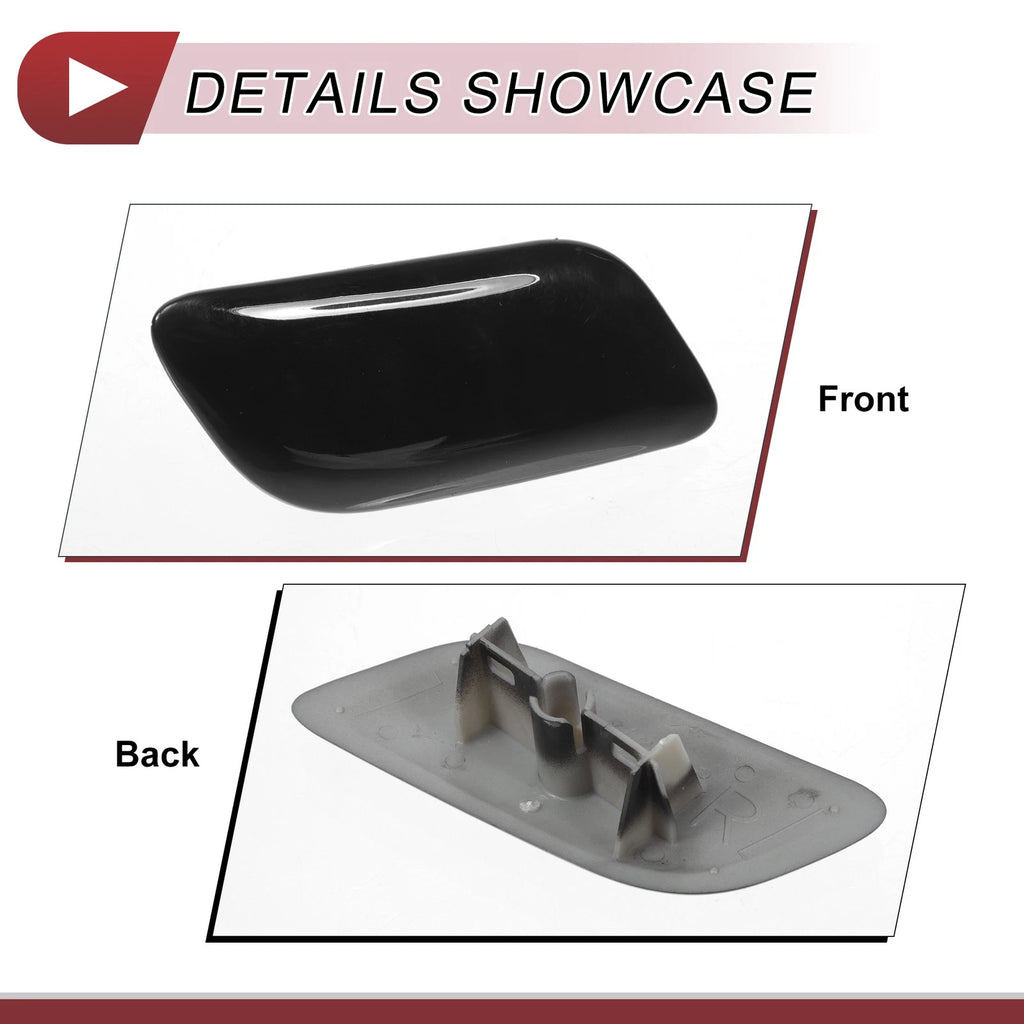 Front Right Washer Nozzle Cover Cap for Lexus LX570 (2008–2011) Black