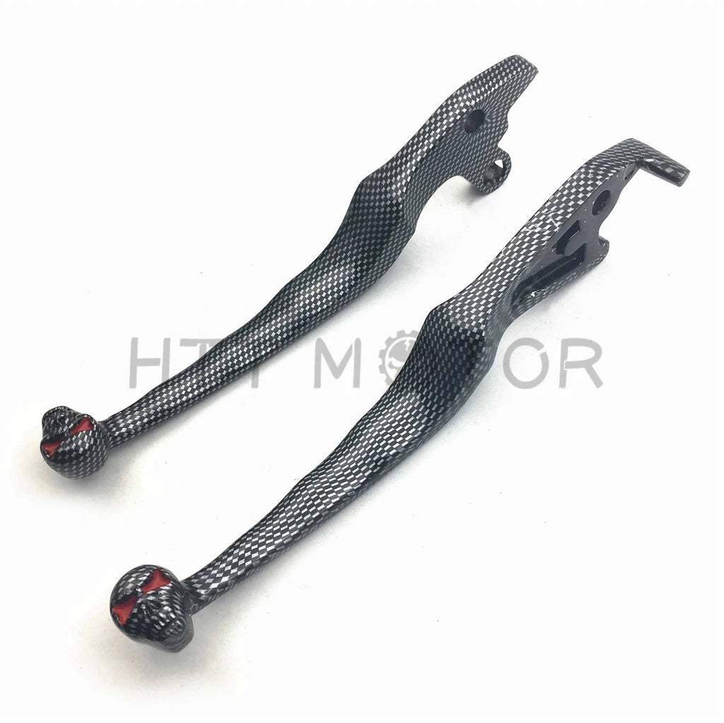 Carbon Skull Levers for Suzuki Intruder 800 1400 Boulevard S50 S83 (1990–2007)