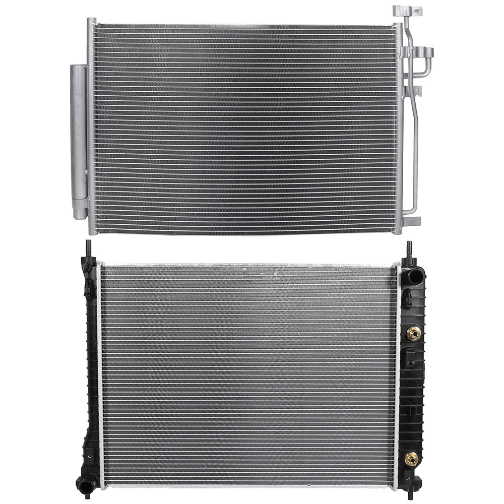 Aluminum Radiator & A/C Condenser for Chevy Captiva Sport (2012–2015)