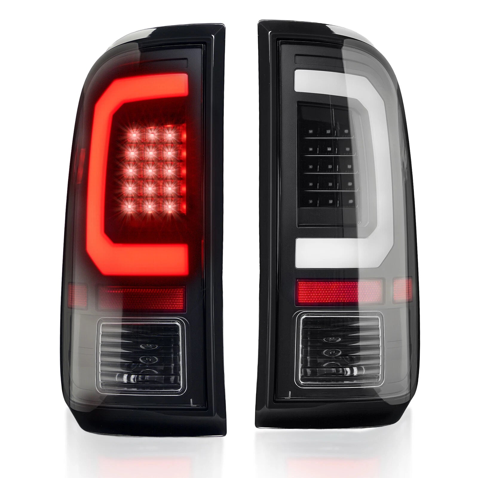 LED Tail Lights Rear Brake Light Red for Ford F250 F350 Super Duty (2008–2016)