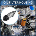 Engine Oil Filter Base Housing Assembly for Audi A4 A5 A6 Q5 Q7 S4 (2008–2020) No. 06E115405K