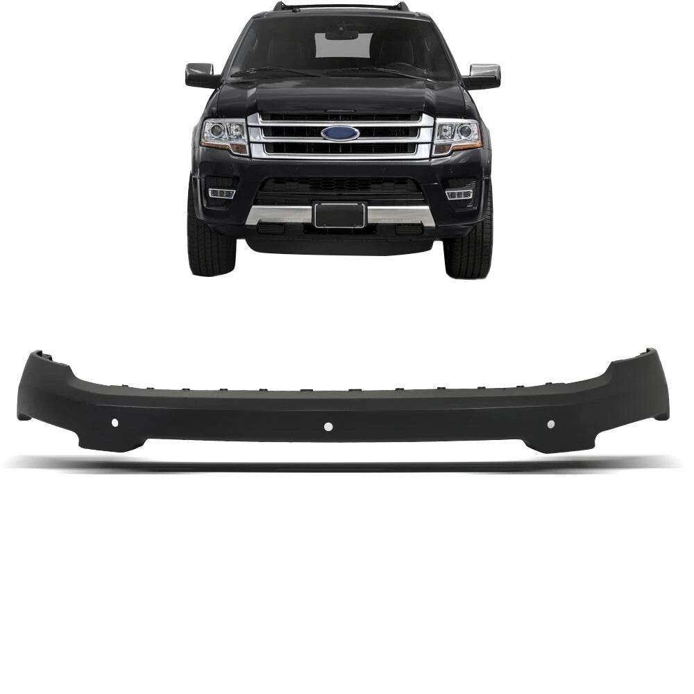 Front Upper Bumper Cover with Sensor Hole for Ford Expedition (2015–2017)