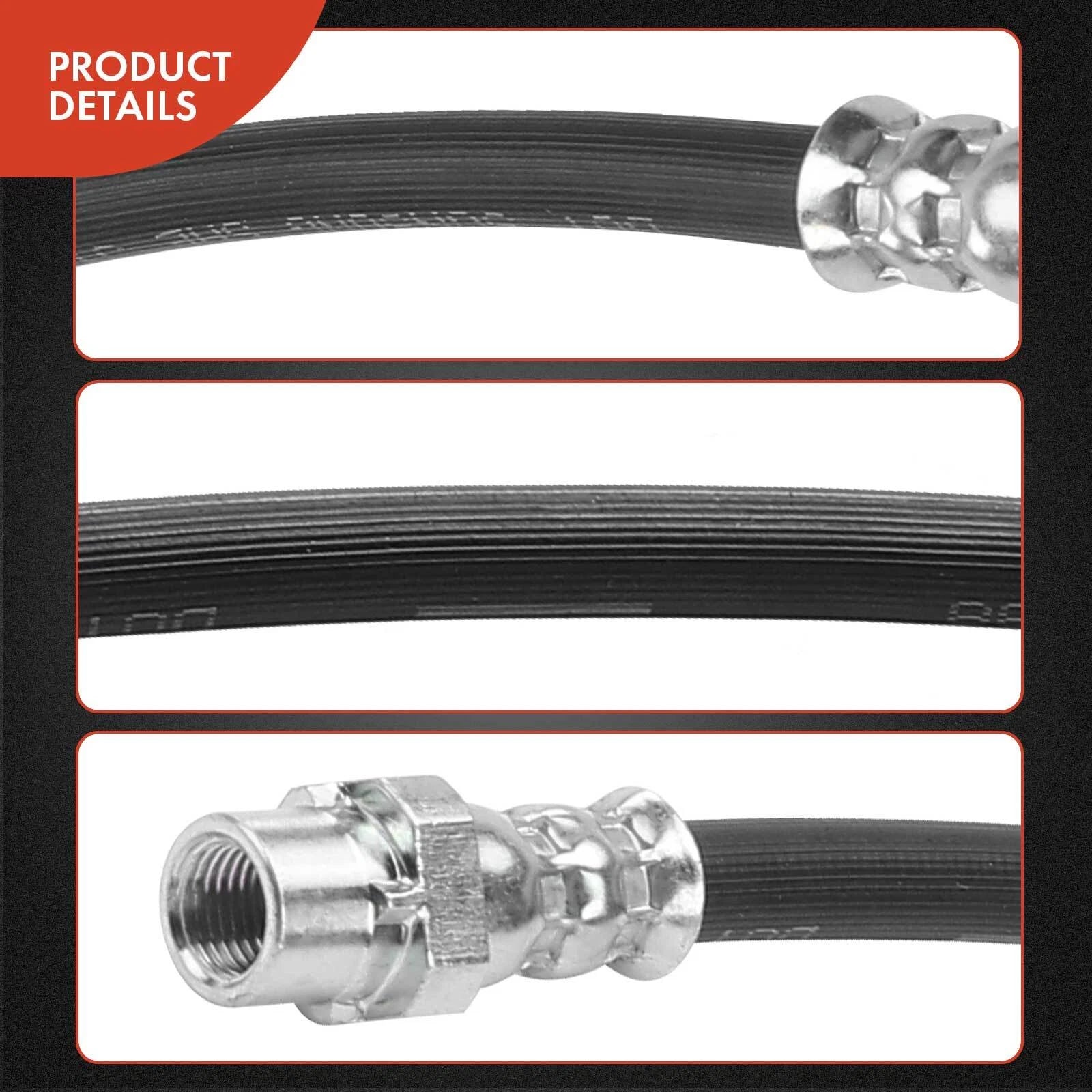2X Rear Brake Hydraulic Hose for BMW X3 (2004–2010)