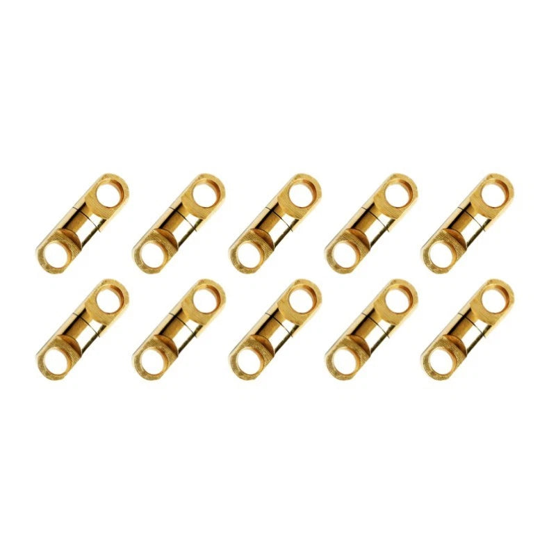 Set of 10 Figure 8 Swivel Ring Connectors for Keychain Bag Use