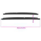 Set of 2 Front Door Window Weatherstrips for GMC Silverado Sierra (1999â2007)