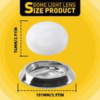 Dome Light Lens & Base for Chevrolet Camaro Chevelle (1970–1981)