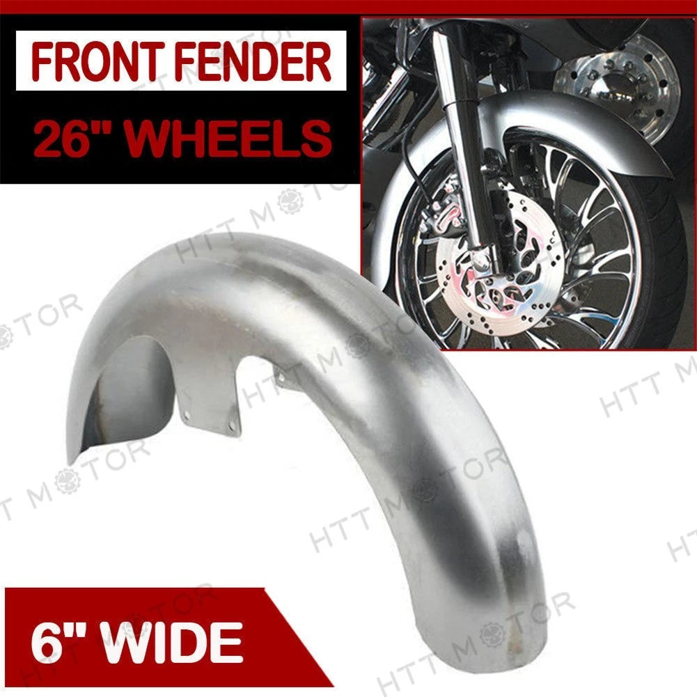 6" Wide Front Fender for Harley Bagger Touring FLH FLTR (2014–2023)