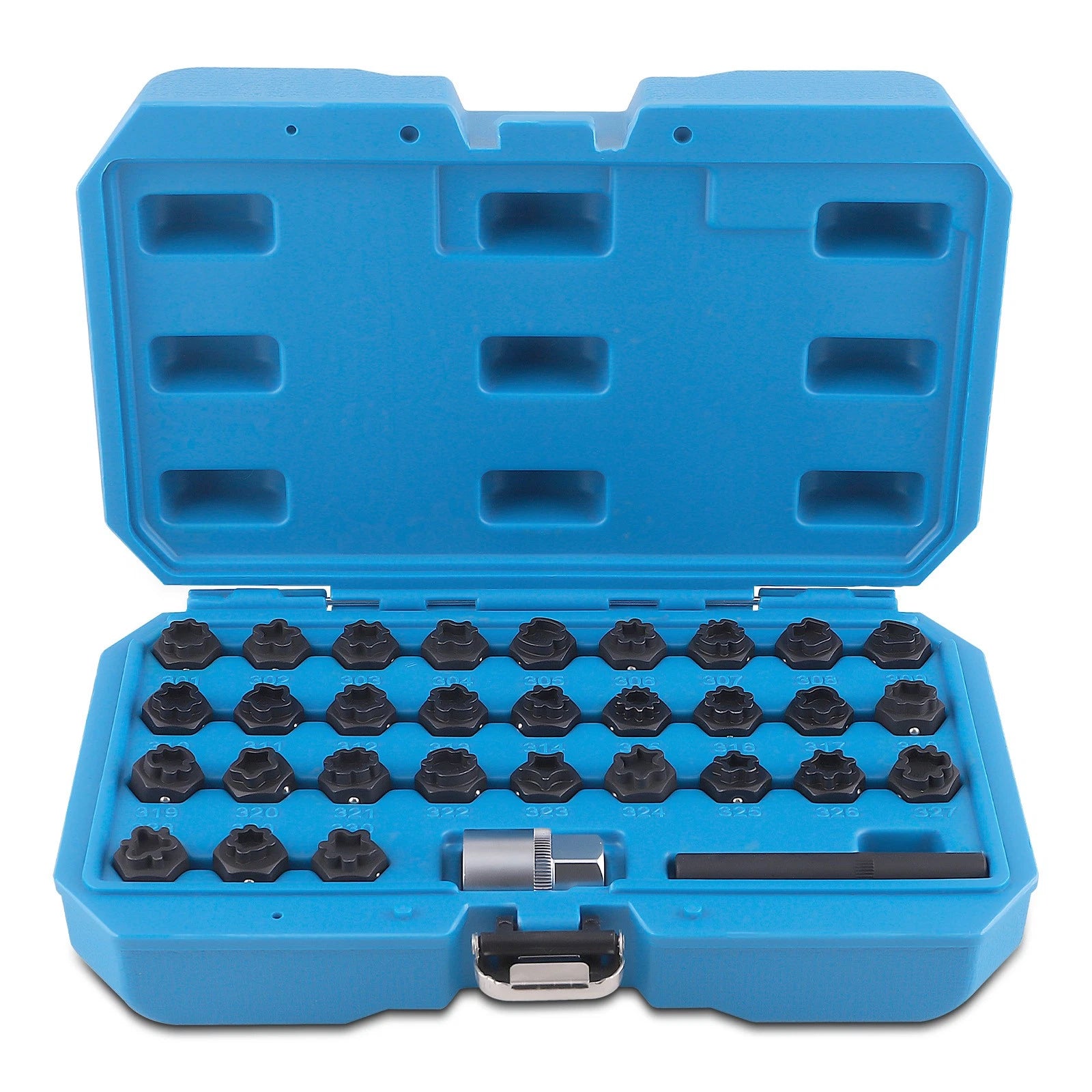 32PC Wheel Lock Anti-Theft Lug Nut Removal Tool for Mercedes-Benz