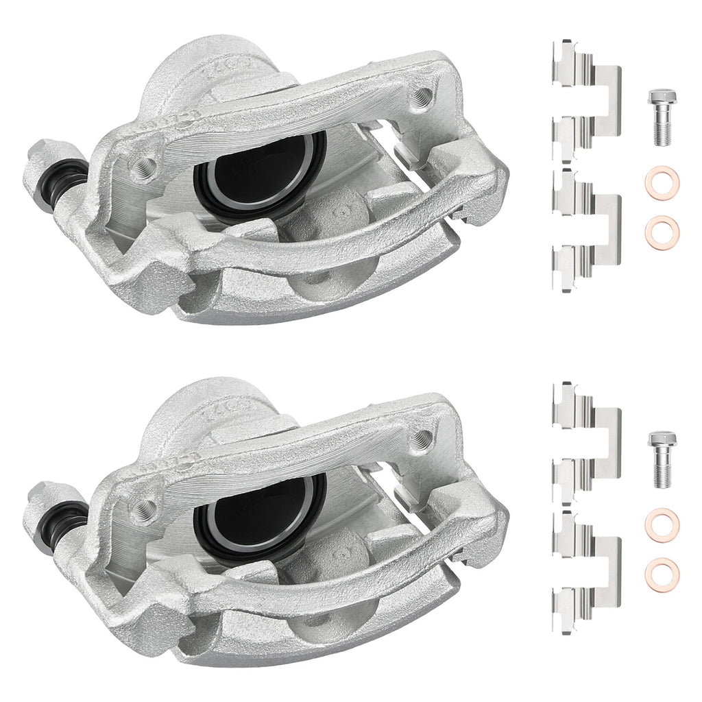 Pair Front Brake Calipers w/ Brackets for Honda Accord (1990–1997) & Acura CL (1997)
