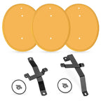 Yellow Number Plate Kit for Honda Z50R (1979–1987)
