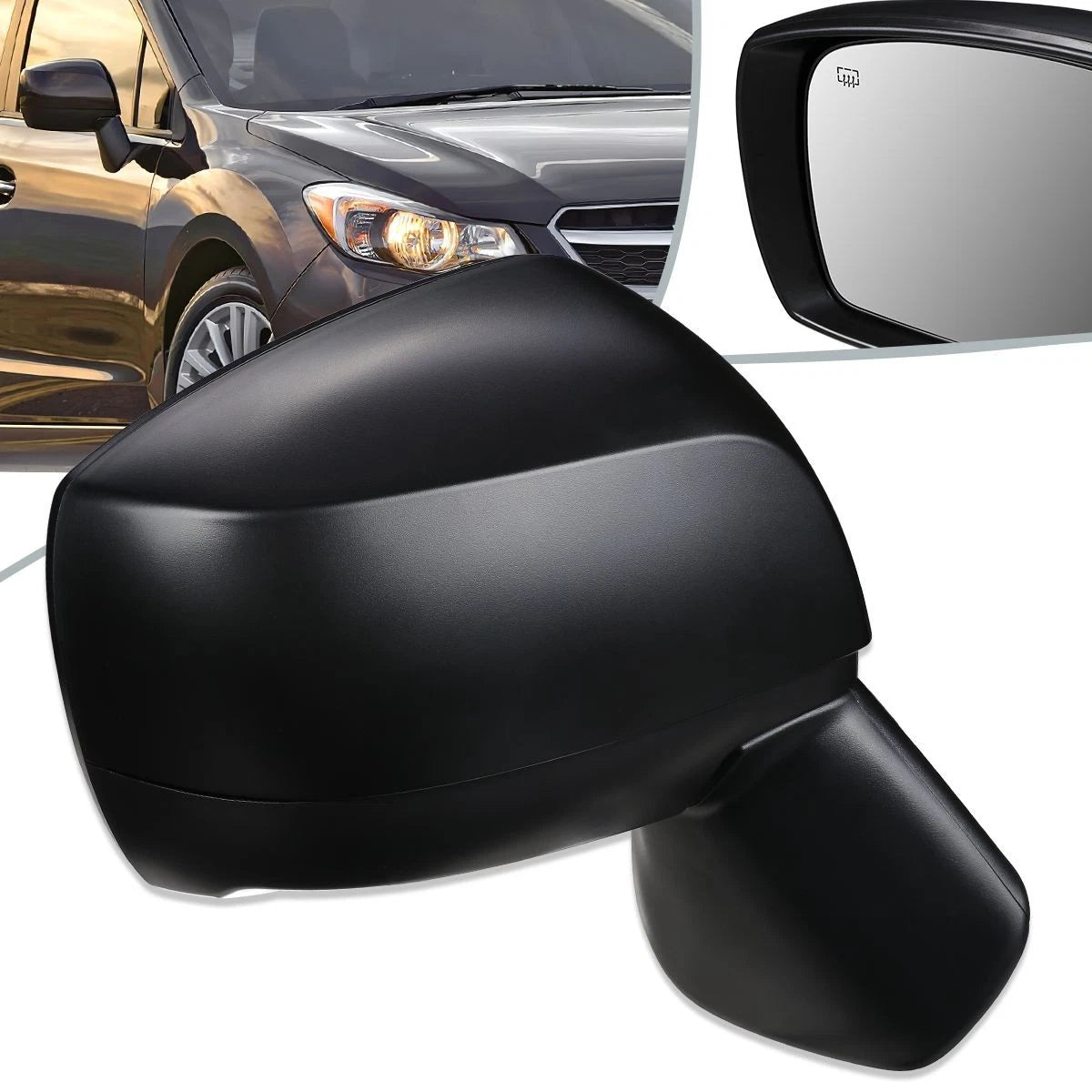 Right Powered Heated Side Door Mirror for Subaru Impreza XV Crosstrek (2012–2014) SU1321127