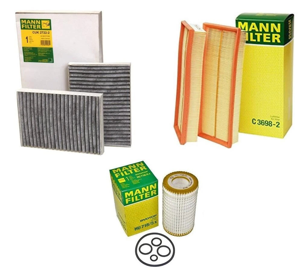 Engine Oil, Air & Cabin Filters Kit for Mercedes C216 CL-Class W221 S-Class (2007–2014)