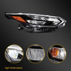 Right Side Headlight with Bulbs for Nissan Sentra 2024-2025