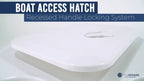 Boat Hatch Access Lid 20-3/8" x 18-1/16" White