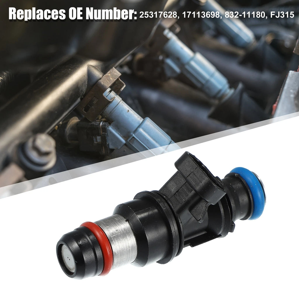 8pcs Fuel Injector 25317628 for Chevy Silverado 1500 2500 3500 HD (2001–2006)