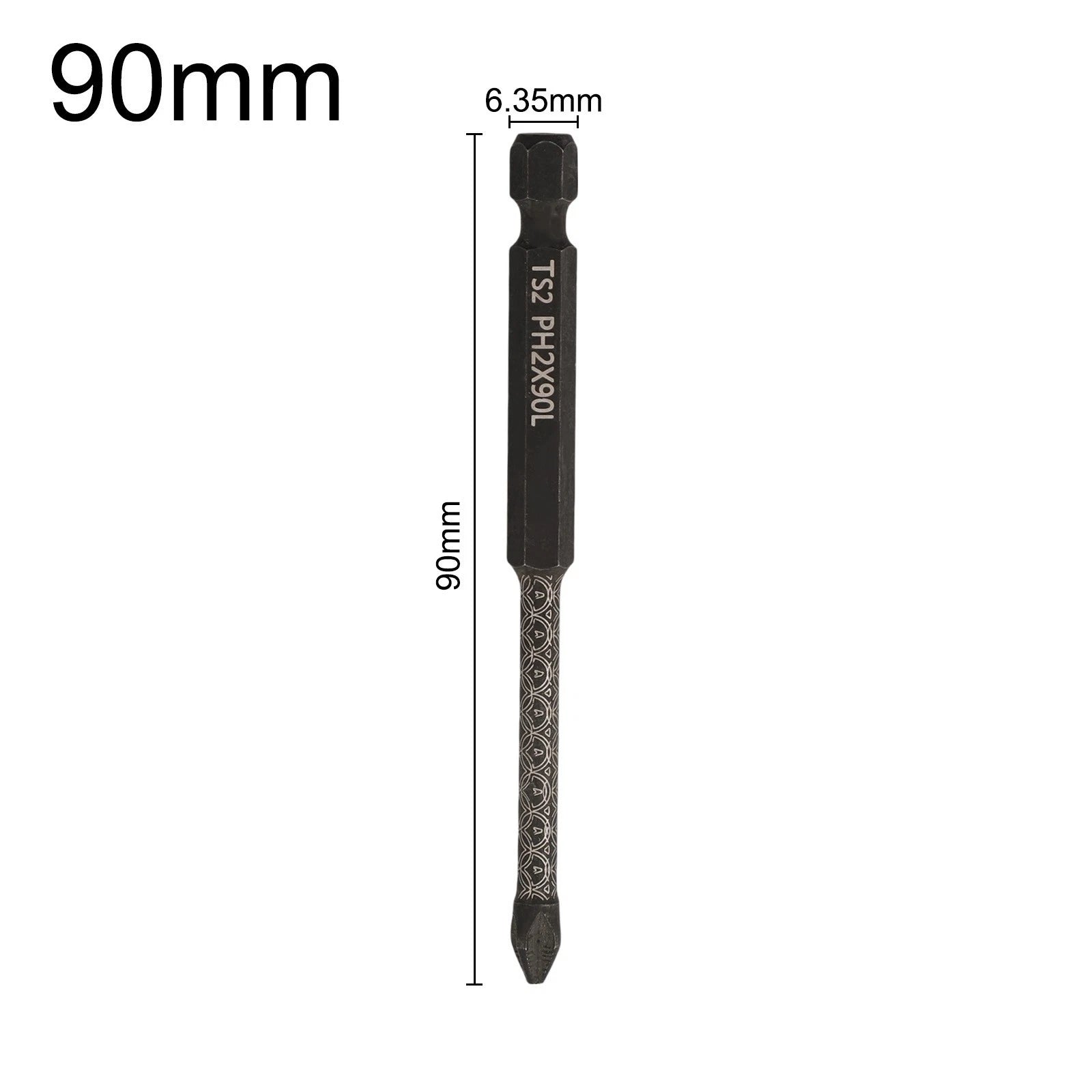 1pc Alloy Steel Magnetic Cross Bit for Hand Drills (Universal)