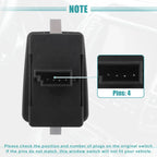Front Left Driver Power Window Switch for BMW 323i (1999-2000)