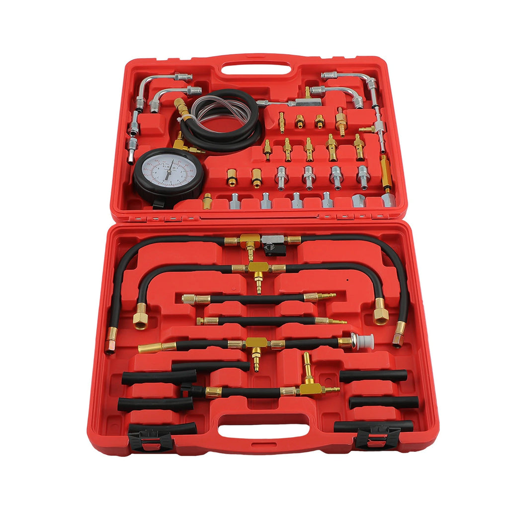Fuel Injection Pressure Tester Kit for Cars (0-140 PSI)