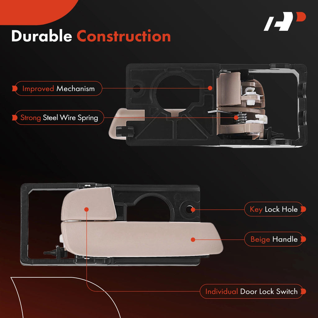 Front Driver Door Handle for Kia Rio/Rio5 (2012-2017) - Beige