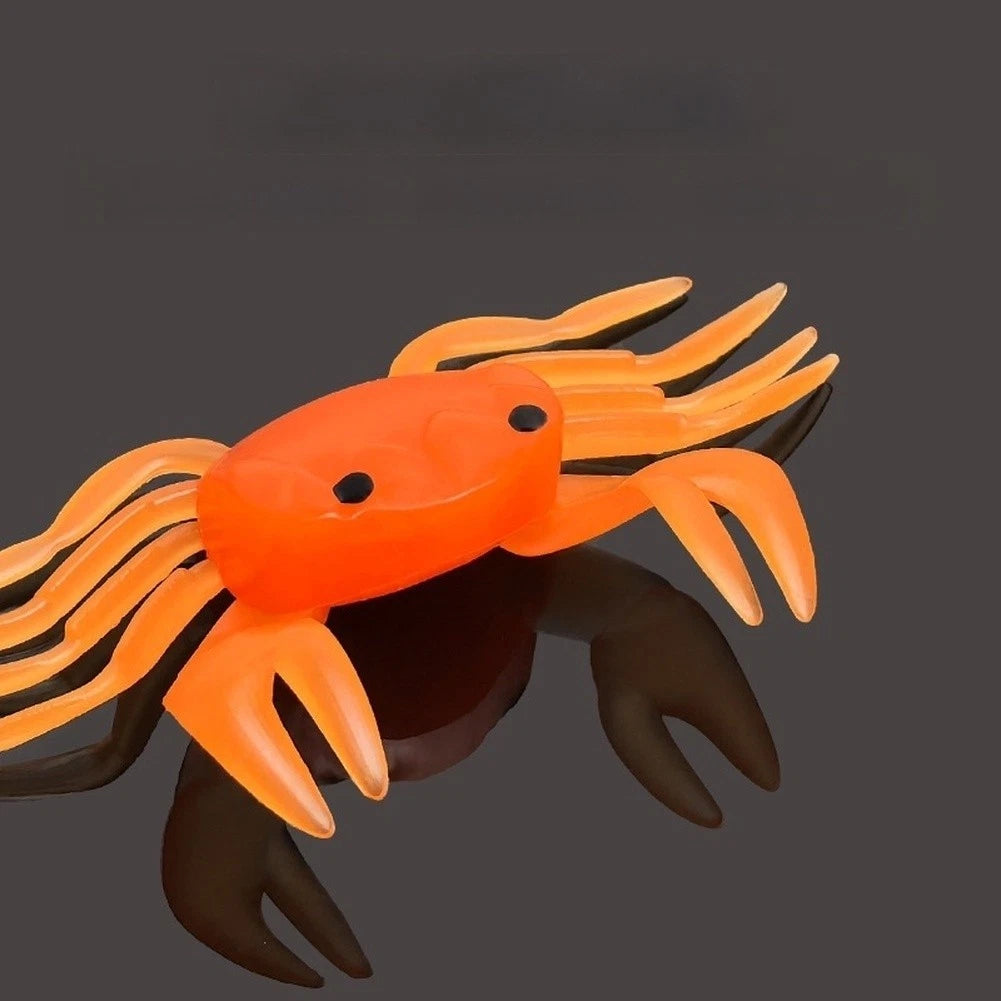 10pcs Realistic Crab Silicone Bait for Saltwater Fishing