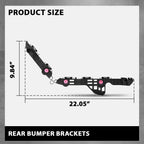 Set of 2 Rear Bumper Bracket Retainers for Toyota Camry (2018–2024)