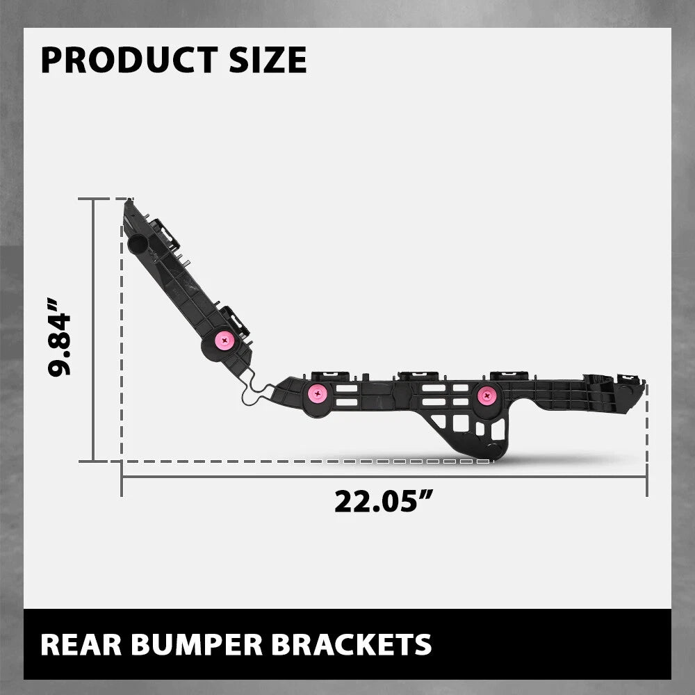 Set of 2 Rear Bumper Bracket Retainers for Toyota Camry (2018–2024)