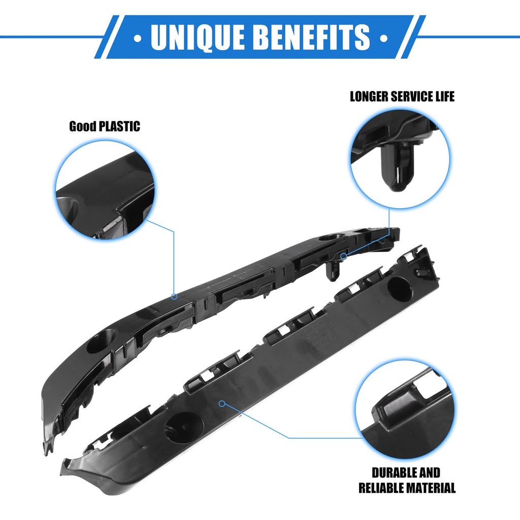 Set of 2 Front Bumper Brackets for Toyota Sienna (2011–2020)