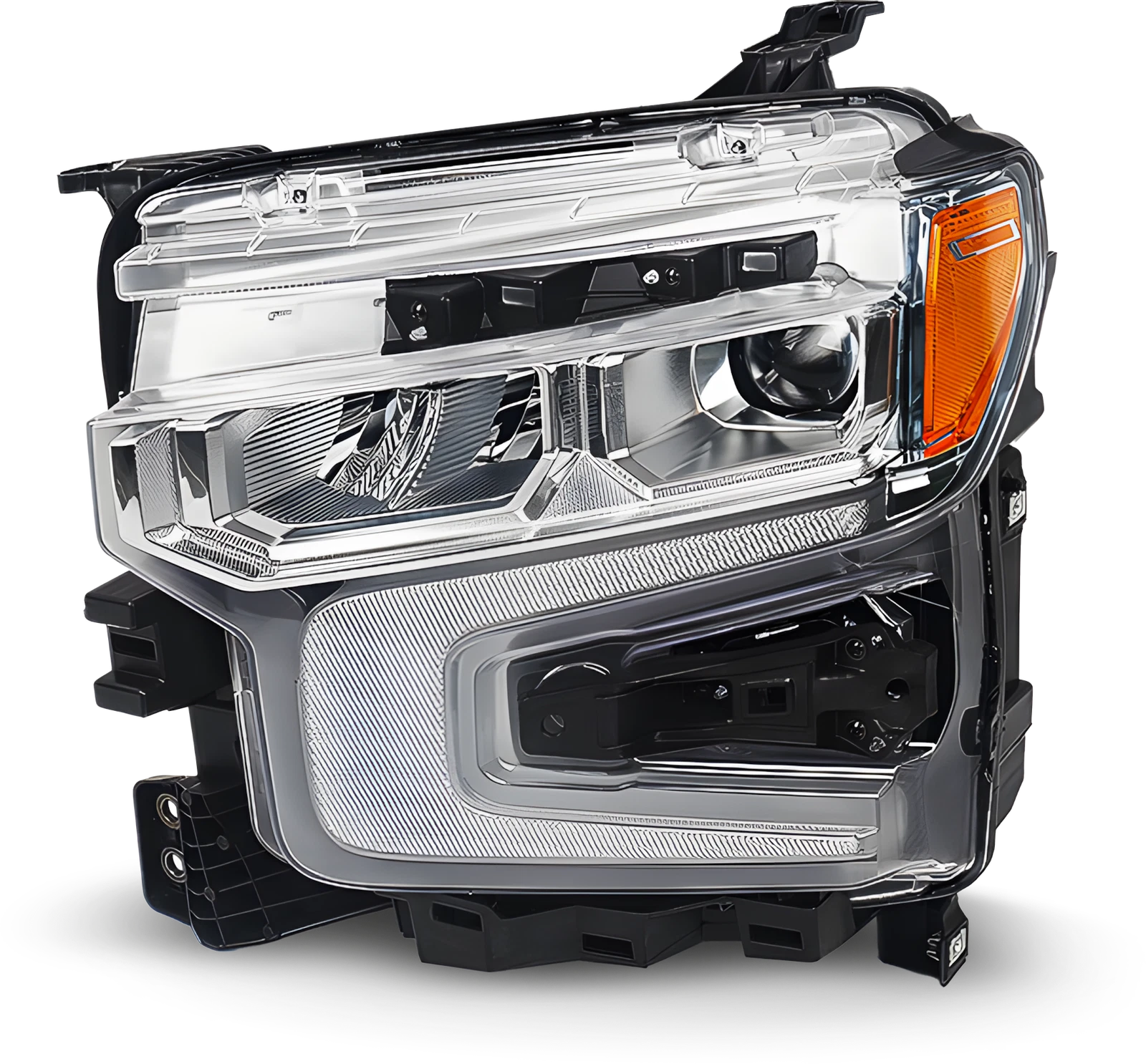 LED Headlight with Chrome Bezel for Chevy Silverado 1500 LT/RST (2022–2026)
