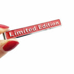 3D Red Metal Limited Edition Emblem Badge for Car (2015-2019)