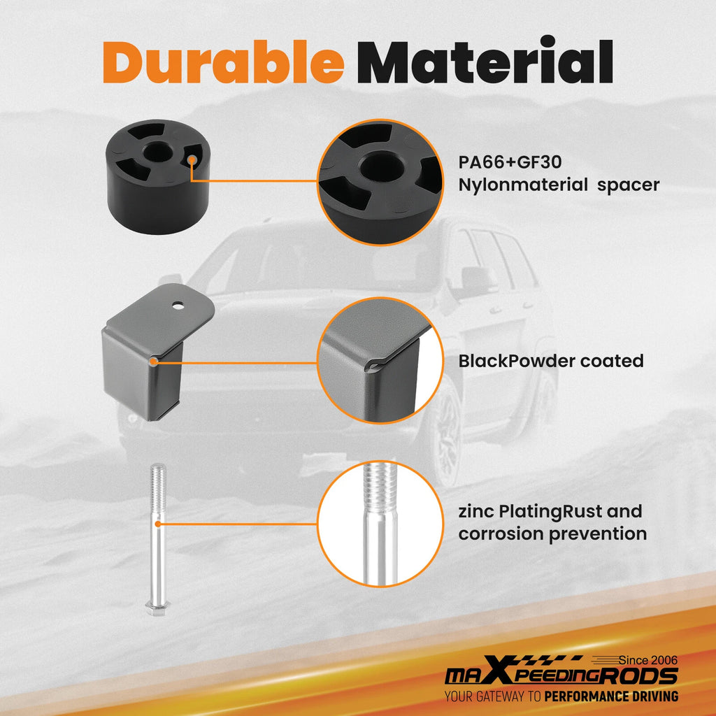 1.25 Inch Body Lift Kit for Jeep Wrangler TJ Unlimited (2004–2006)