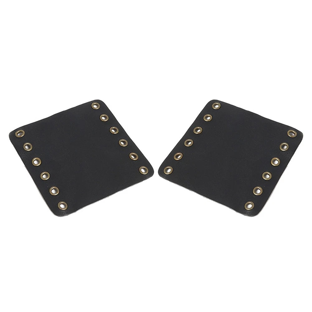 22mm Leather Hand Grips Covers for Universal Motorcycle (Retro Style)