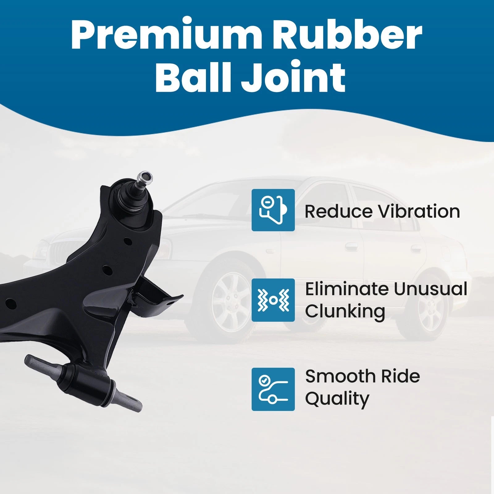 Front Lower Control Arm Ball Joint Set for Hyundai Elantra (2001–2006)