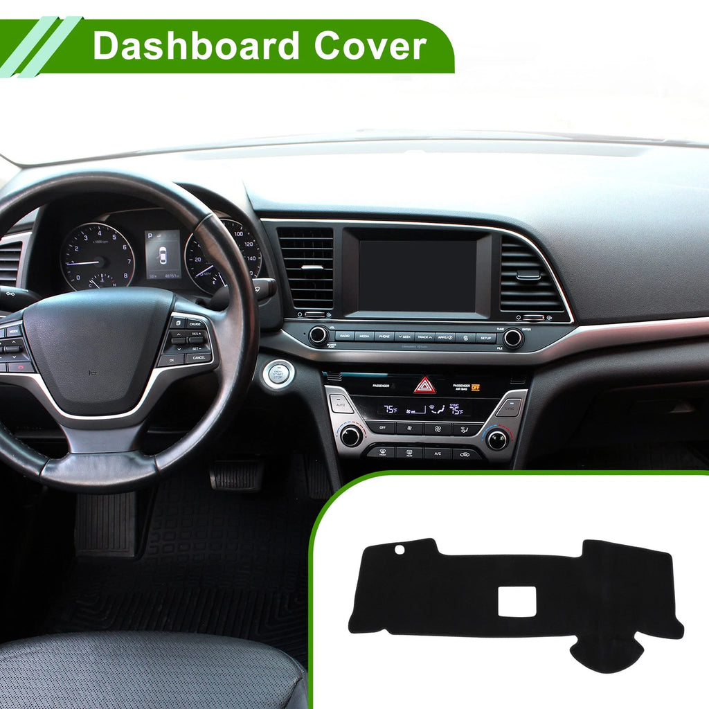 Dashboard Cover for Toyota Aqua MXPK10 MXPK11 (2012–2020) Black Anti-Slip