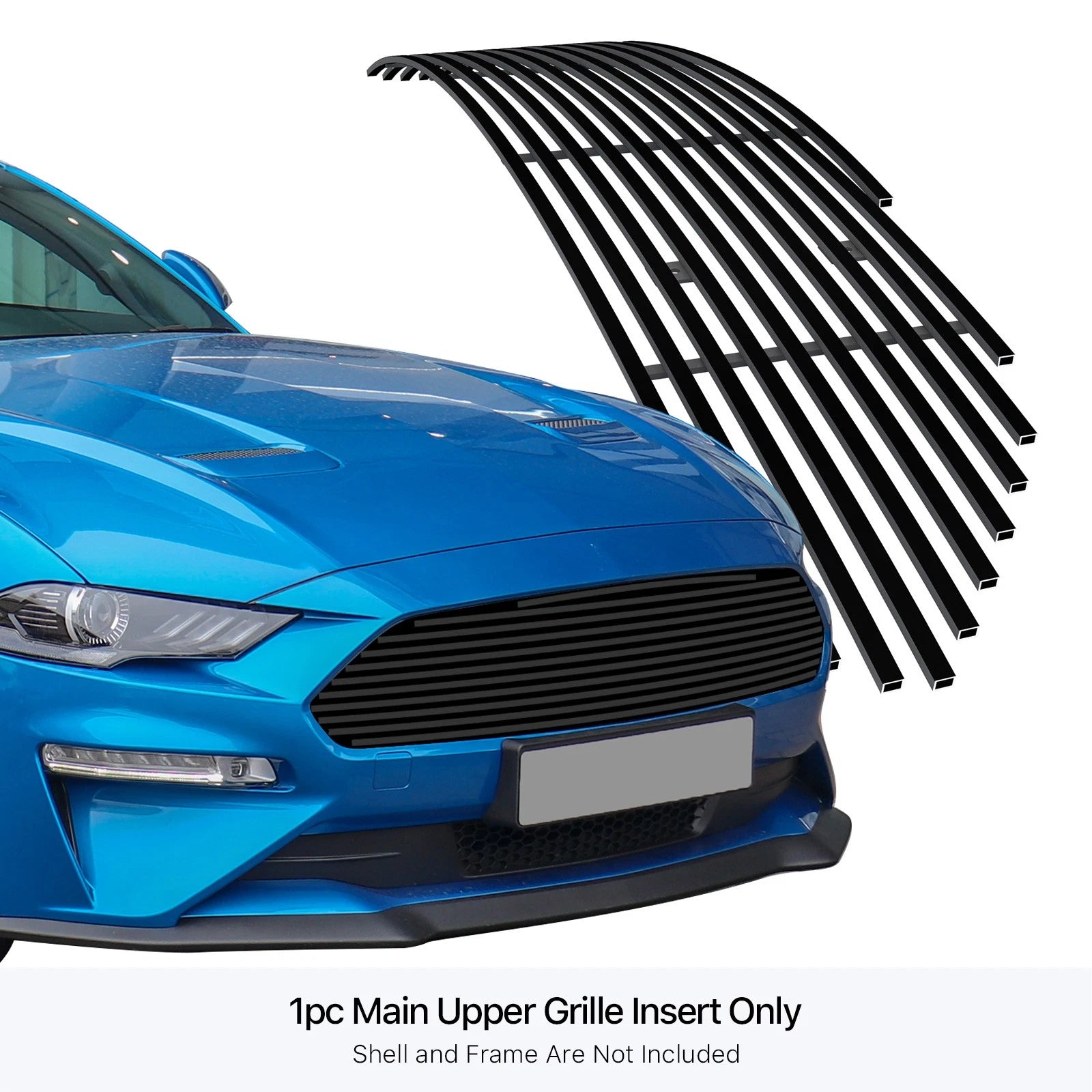 Upper Billet Grille Insert for Ford Mustang V8 GT (2018-2022)