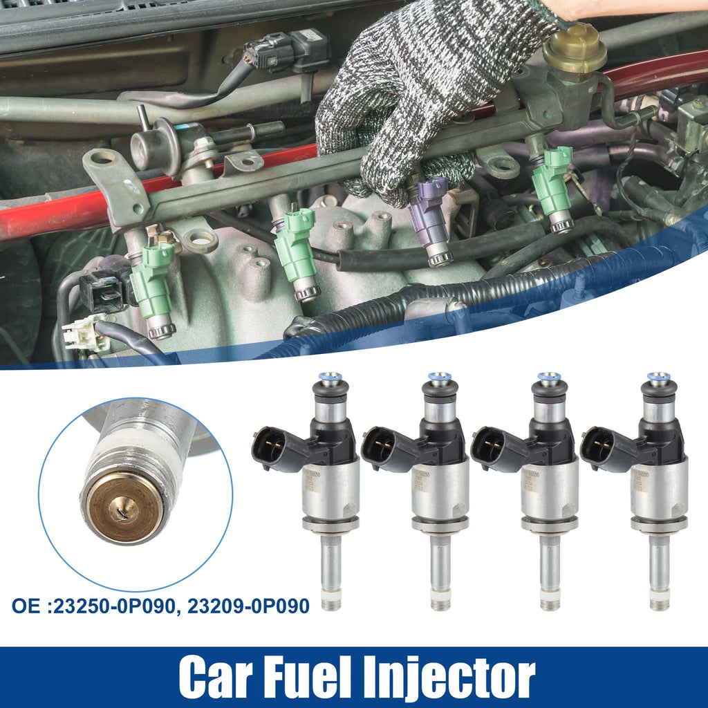 Set of 4 Fuel Injector Nozzles for Lexus RC200t (2016) 4 Cyl 2.0L