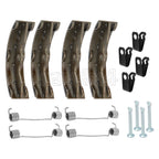Front Brake Shoes Springs Pins for Honda Recon 250 TRX250 (2002–2004)