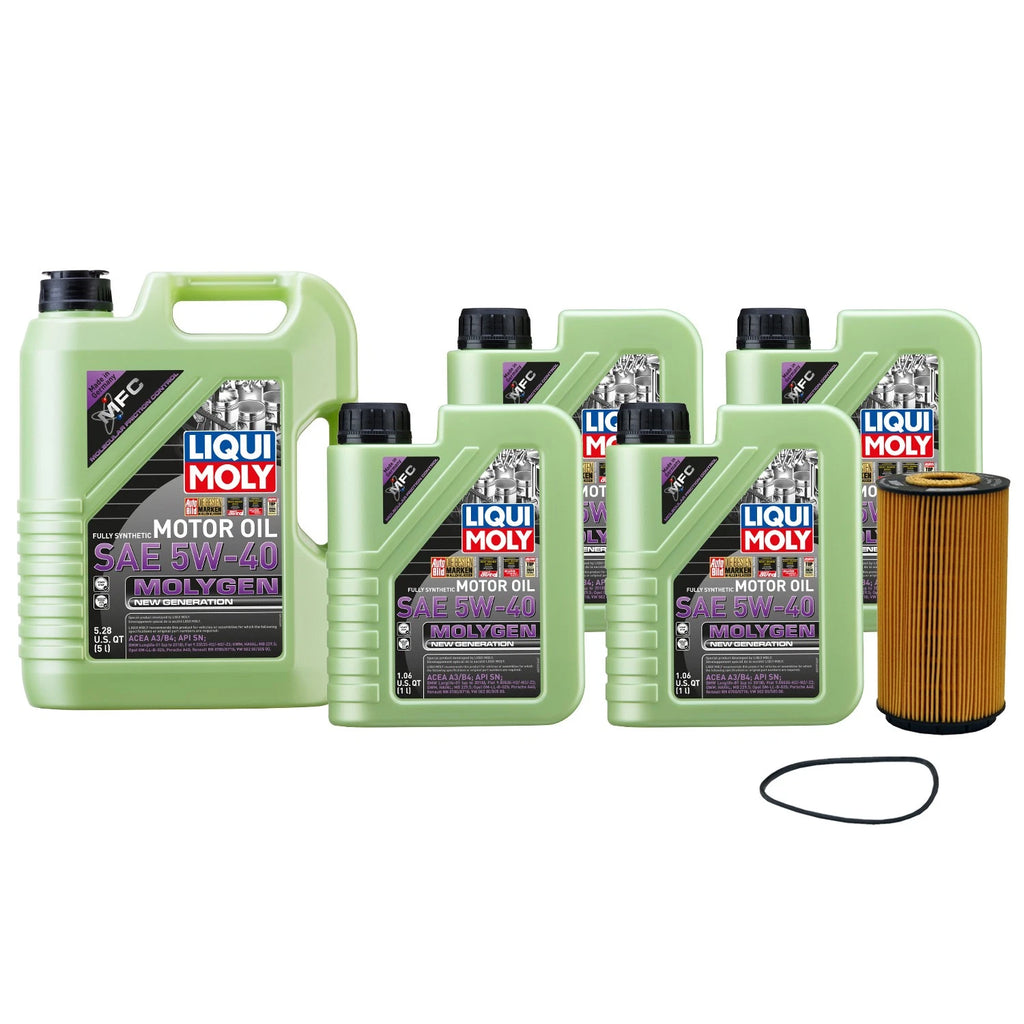 Oil Change Kit 11L Liqui Moly Molygen 5W-40 for Audi CEUA (2018–2023)