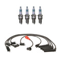 Denso Wire Set 7mm & 4 IridiumPower Spark Plugs for Dodge Hyundai Plymouth