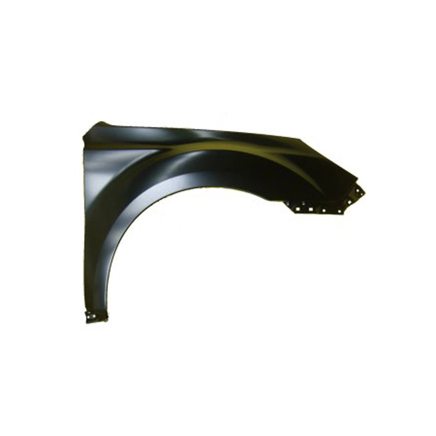 Replacement Steel Passenger Side Front Fender w/o Molding Holes