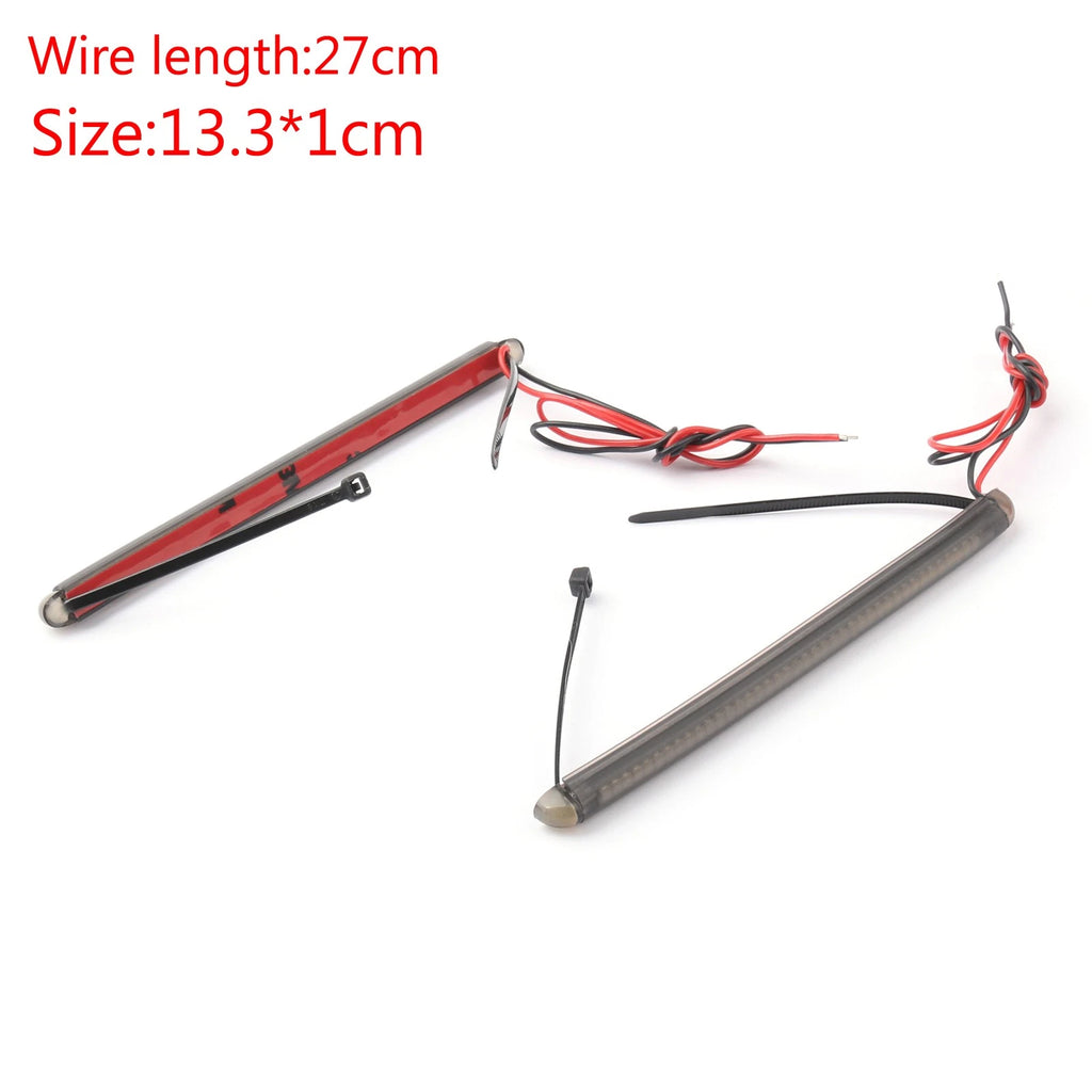 LED Turn Signal Strip Light Kit for Harley, Victory, Honda (43mm-46mm)