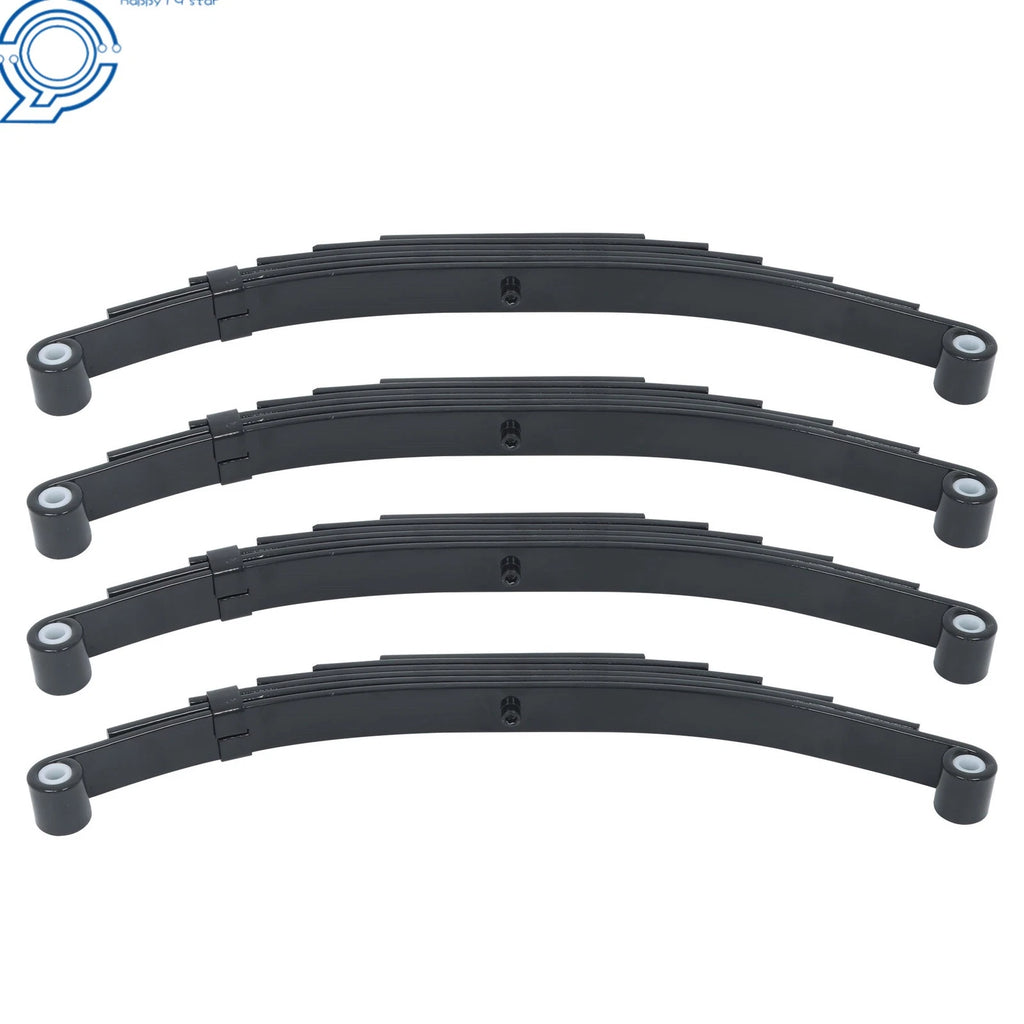 Set of 4 7000lbs Tandem Trailer Axle 6 Leaf Double Eye Springs (3500lbs)