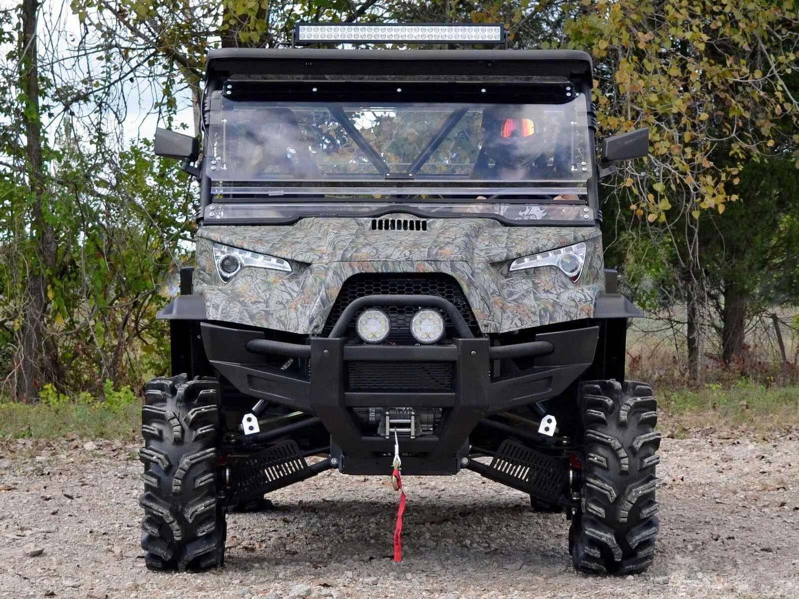 Scratch Resistant Flip Windshield for Odes Dominator X2/X4 (2015–2017)