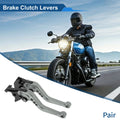 Short Brake Clutch Levers for Suzuki GSR750/GSX-S750 (2011–2021) Titanium Tone