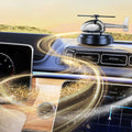 Advanced Solar Panel Car Diffuser Styled Like a Helicopter for Fresh Air