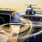 Advanced Solar Panel Car Diffuser Styled Like a Helicopter for Fresh Air